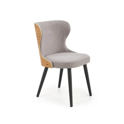 CHAIR K 452, GRAY / NATURAL OAK